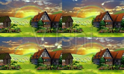 彩虹小屋_960X576_高清視頻素材下載(編號(hào):2460678)_舞臺(tái)背景