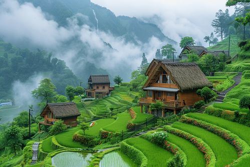 田園農(nóng)家小屋高清攝影大圖 攝影圖 下載至來源處